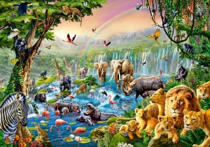 Castorland: Jungle River (500) legpuzzel