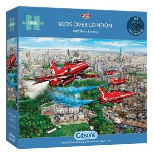 Gibsons: Reds over London (1000) legpuzzel