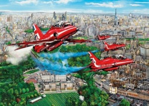 Gibsons: Reds over London (1000) legpuzzel