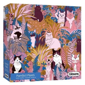 Gibsons: Purrfect Plants (1000) kattenpuzzel