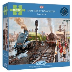 Gibsons: Spotters at Doncaster (100XXL) treinpuzzel