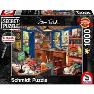 Schmidt: Secret Puzzle - Vaders Werkplaats (1000) legpuzzel