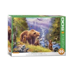 Eurographics: Grizzly Cubs (500XL) legpuzzel