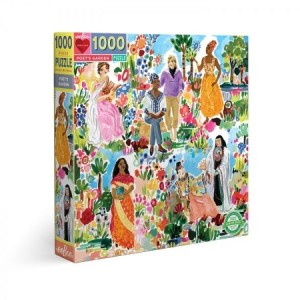 Eeboo: Poet's Garden (1000) vierkante puzzel