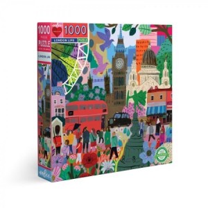 Eeboo: London Life (1000) vierkante puzzel