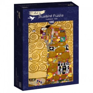 Art by Bluebird: Fulfilment - Klimt (1000) verticale kunstpuzzel