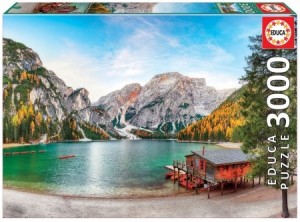 Educa: Braies Lake at Autumn (3000) herfstpuzzel