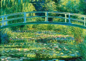 Art by Bluebird: The Water-Lily Pond (1000) kunstpuzzel