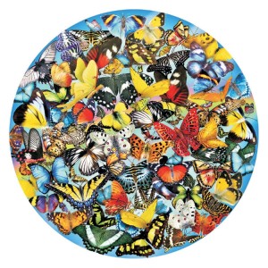 SunsOut: Butterflies in the Round (1000) ronde puzzel