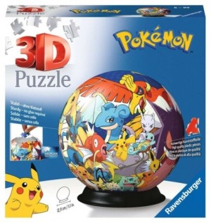 Ravensburger: 3D Puzzlebal Pokémon (73) kinderpuzzel