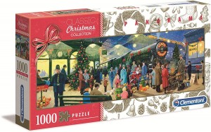 Clementoni: Christmas Santa Express Locomotive (1000) panoramapuzzel