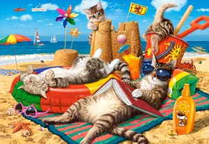 Castorland: Summer Vibes (1000) kattenpuzzel