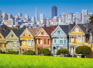 Bluebird: San Francisco, Painted Ladies (3000) legpuzzel