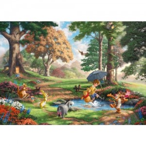 Schmidt: Thomas Kinkade - Disney Winnie the Pooh 1 (1000) disneypuzzel