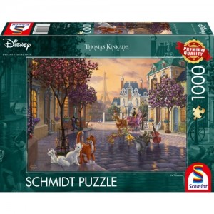 Schmidt: Thomas Kinkade - Disney The Aristocats (1000) disneypuzzel