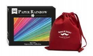 All Jigsaw Puzzles: Ronald W Butler's - Paper Rainbow (300) houten legpuzzel