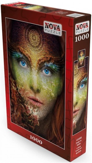 Nova Puzzle: Woman Nature (1000) verticale puzzel