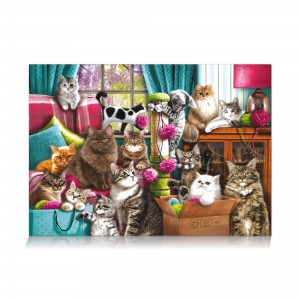 Star Puzzle: Cats and Cats (1000) kattenpuzzel