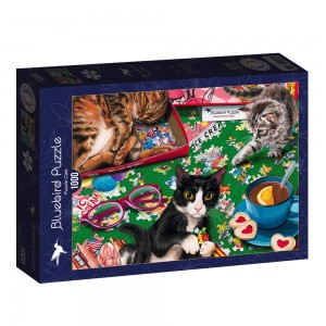 Bluebird: Puzzle Cats (1000) kattenpuzzel