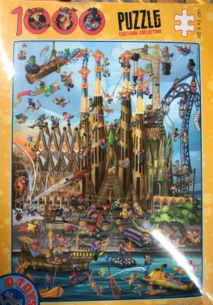 D-Toys: Sagrada Familia (1000) cartoon puzzel