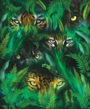 SunsOut: Jungle Eyes (1000) verticale puzzel