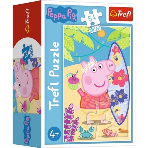 Trefl: Peppa Pig Surfplank (54) minipuzzel