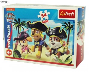 Trefl: Paw Patrol Piraten (54) mini kinderpuzzel