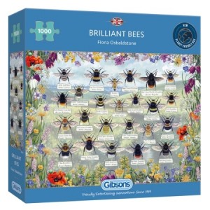 Gibsons: Briliant Bees (1000) legpuzzel