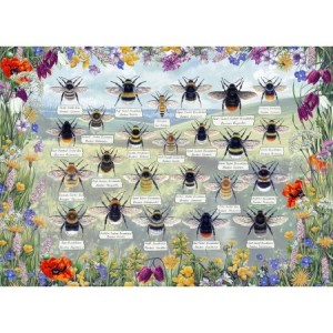 Gibsons: Brilliant Bees (1000) legpuzzel