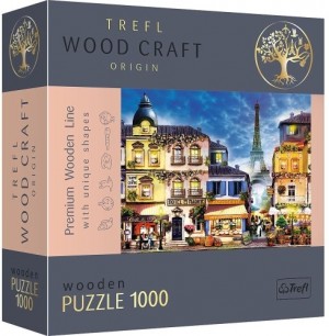 Trefl: Wood Craft - French Alley (1000) houten legpuzzel