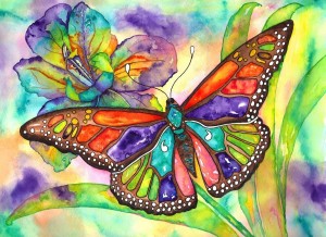 Nova Puzzle: Colorful Butterfly (1000) legpuzzel