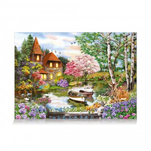 Star Puzzle: Lake House (1000) legpuzzel