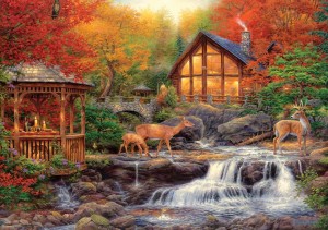 Art Puzzle: The Colours of Life - Chuck Pinson (1500) legpuzzel