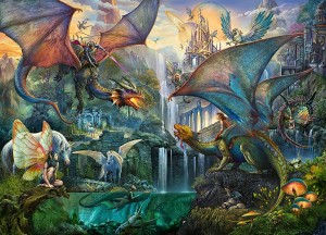 Ravensburger: Magisch Drakenbos (9000) grote drakenpuzzel