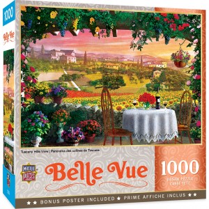 Master Pieces: Tuscany Hills View (1000) legpuzzel