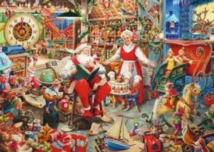 Ravensburger: Santa's Workshop (1000) kerstpuzzel