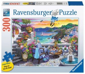 Ravensburger: Zonsondergang in Santorini (300XXL) legpuzzel