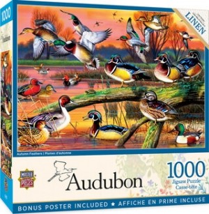 Master Pieces: Audubon - Autumn Feathers (1000) vogelpuzzel