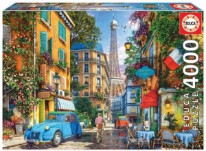 Educa: The Old Streets of Paris (4000) legpuzzel
