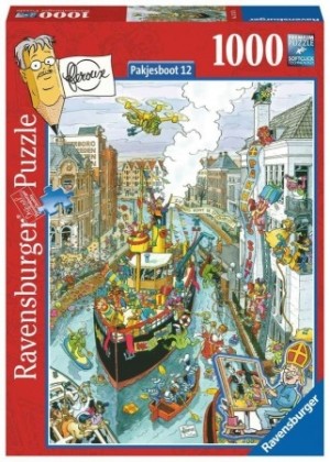 Ravensburger: Fleroux - Pakjesboot 12 (1000) verticale puzzel