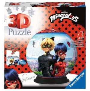 Ravensburger: Miraculous Puzzelbol (73) 3D kinderpuzzel