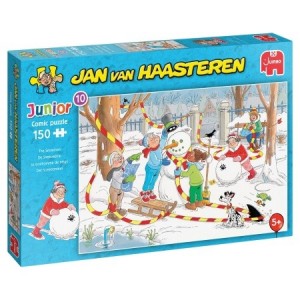 Jan van Haasteren Junior: De Sneeuwpop (150) kinderpuzzel