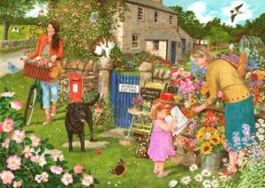 House of Puzzles: Pocketful of Posies (1000) legpuzzel