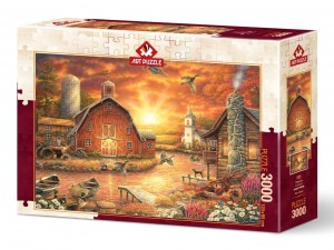 Art Puzzle: A New Day - Chuck Pinson (3000) legpuzzel