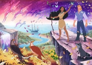 Ravensburger: Disney Pocahontas (1000) disneypuzzel