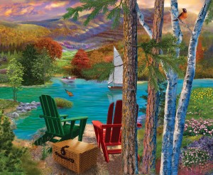 SunsOut: Lakeside View (1000) legpuzzel