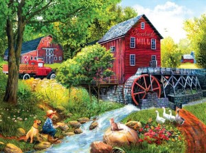 SunsOut: Playing Hooked at the Mill (1000) legpuzzel