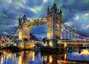 Bluebird: England London Bridge (1000) legpuzzel