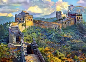 Bluebird: Great Wall of China (1000) legpuzzel