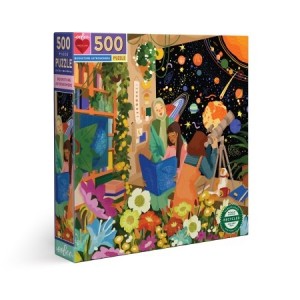 Eeboo: Bookstore Astronomers (500) vierkante puzzel